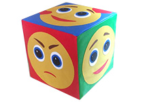Детский игровой кубик «Эмоции» 